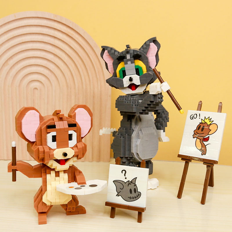 Tom And Jerry Paint Building Blocks