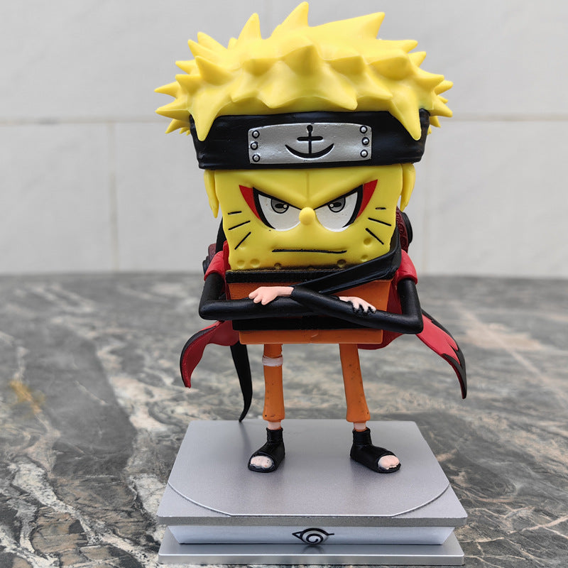 Naruto X SpongeBob SquarePants Cute Figures