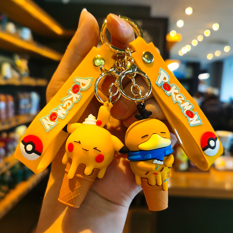 Pokemon Cute Ice Cream Keychain