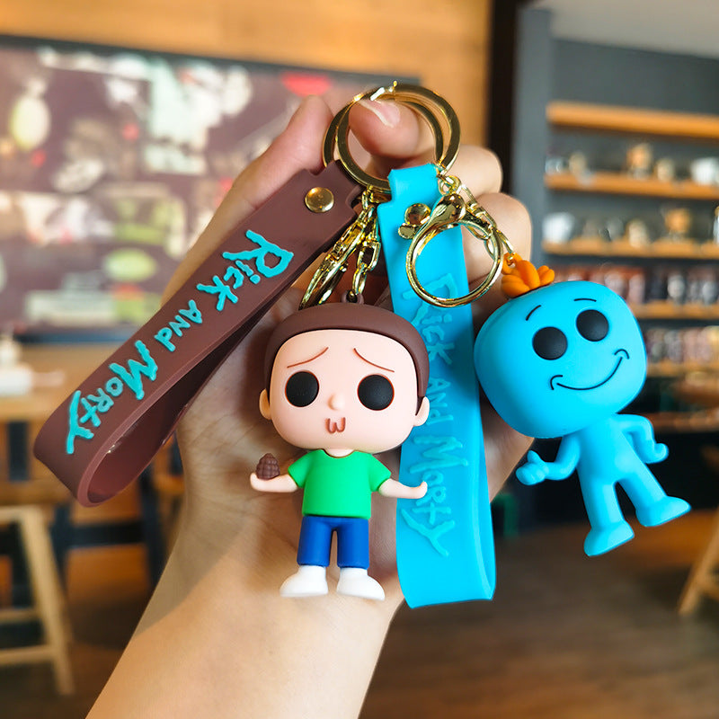 Rick and Morty Cute Keychain