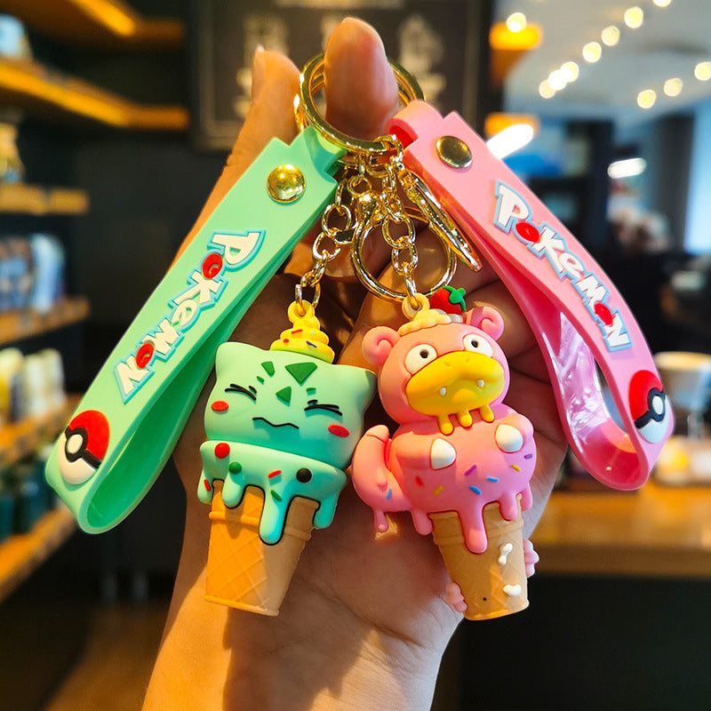 Pokemon Cute Ice Cream Keychain