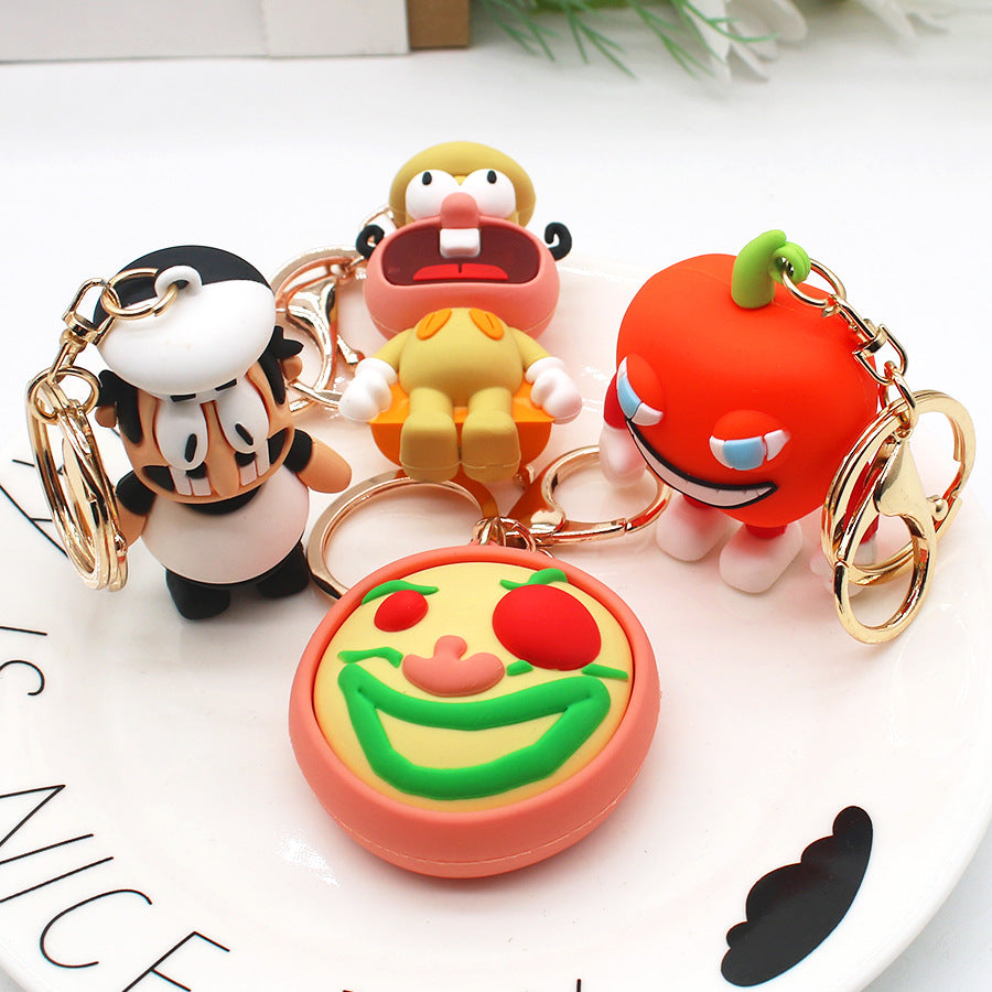 Game Pizza Tower Cute Keychain