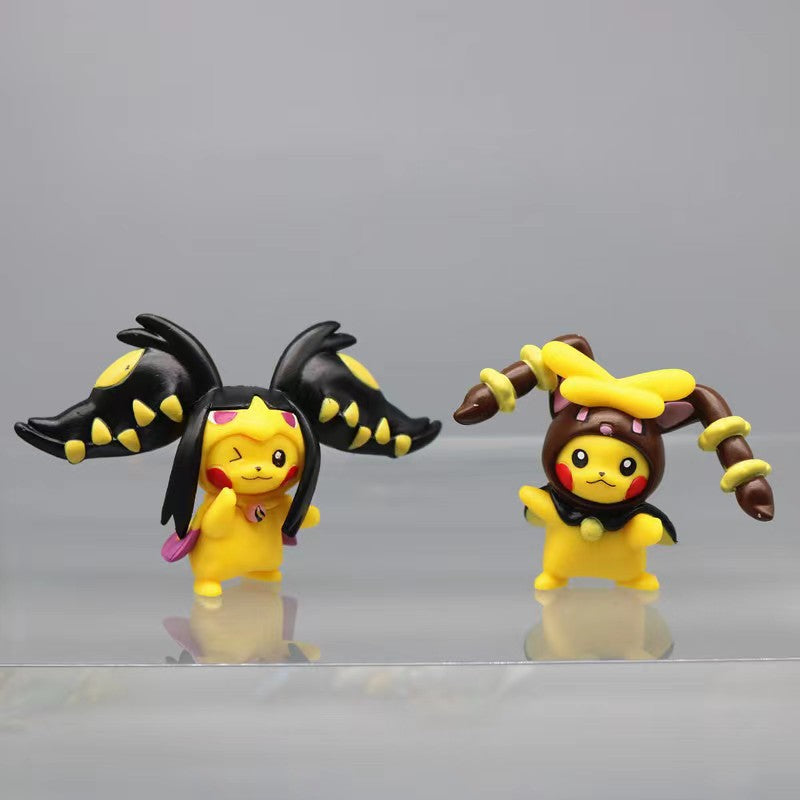 Pokemon Pikachu Cos Figures 7pcs