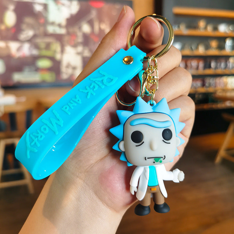 Rick and Morty Cute Keychain
