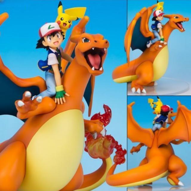 Pokemon Ash's Charizard Anniversary Figures