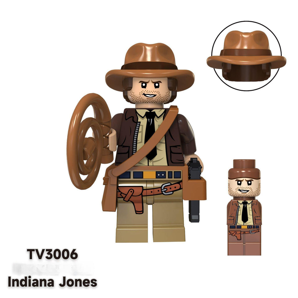Indiana Jones Figures Building Blocks