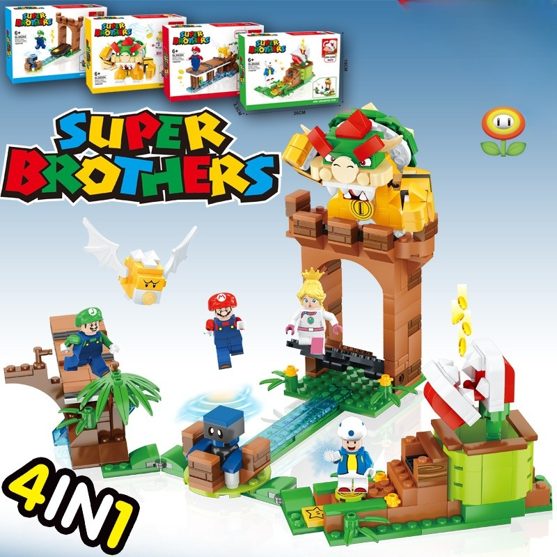 Mario best sale building blocks