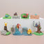 Pokemon Desktop Scenario Cute Figures 8pcs