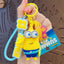 The Minions Summer Time Cute Keychain