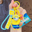 The Minions Summer Time Cute Keychain