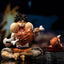 One Piece Luffy Eating Meat Cute Figure