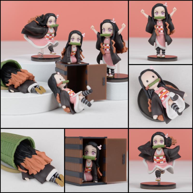 Demon Slayer Nezuko Cute Figures 5pcs