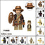 Indiana Jones Figures Building Blocks