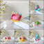 Kirby Summer Beach Activities Cute Ornaments 6pcs