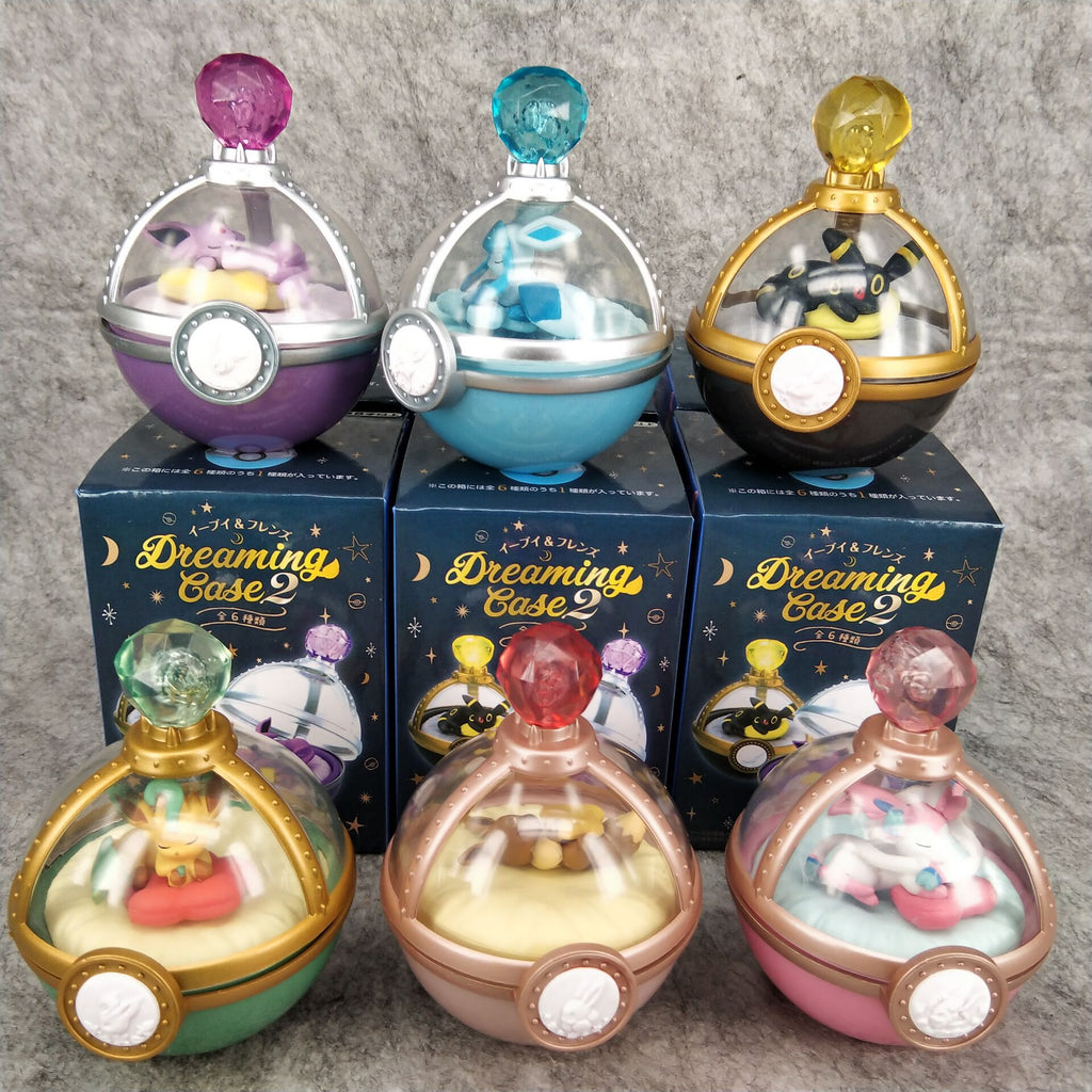 Pokemon Eevee Sleeping Super Cute Ornaments 6pcs