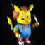 Pikachu Cos Horror Movie Character Figure