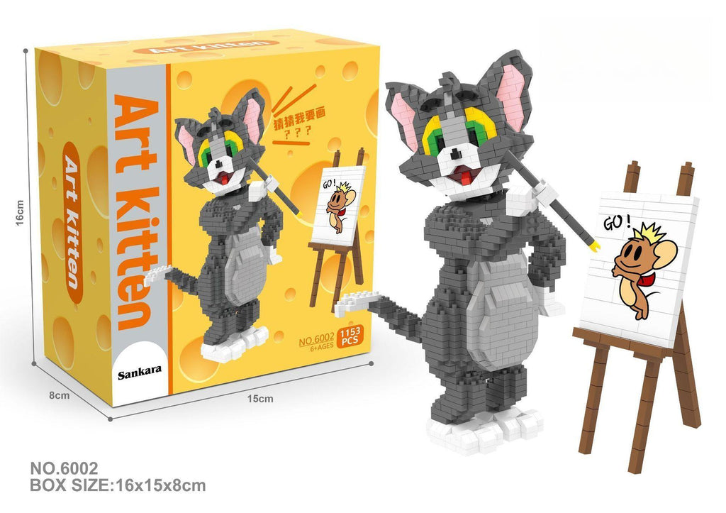 Tom And Jerry Paint Building Blocks