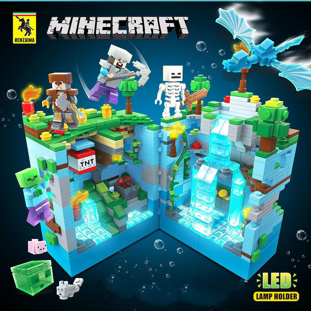 Game Minecraft Scenes Lighting Building Blocks