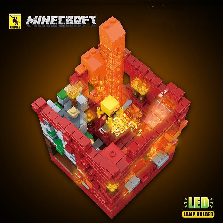 Game Minecraft Scenes Lighting Building Blocks