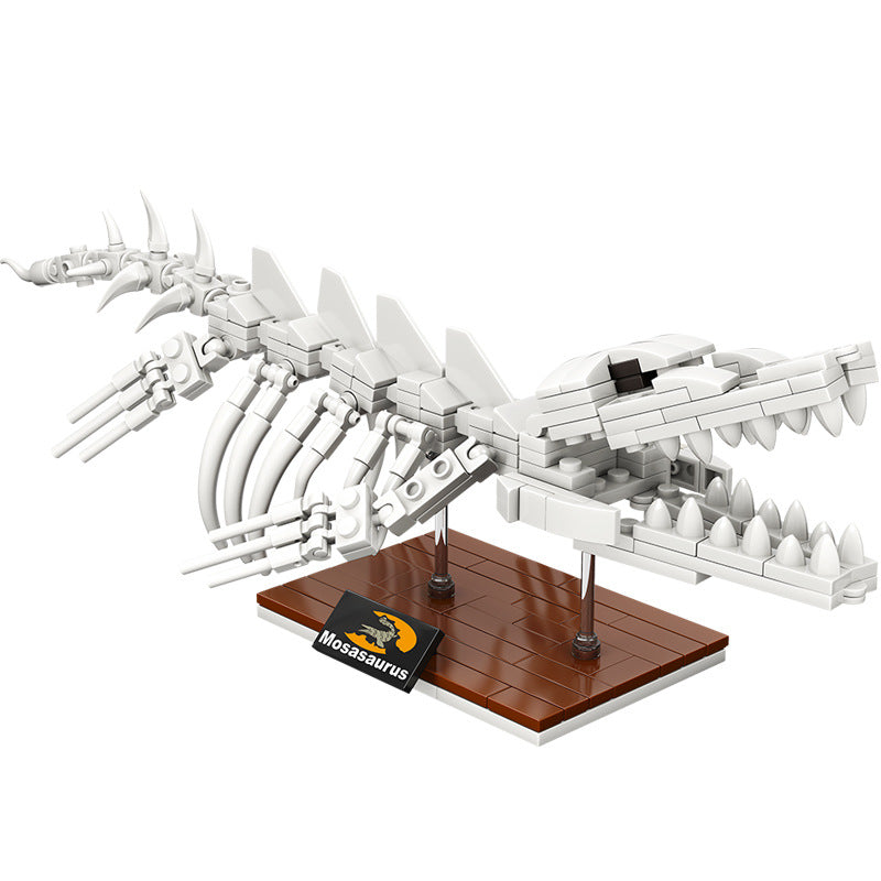 Linoos Jurassic Dinosaur Museum Mosasaurus Fossil Building Blocks LN7005