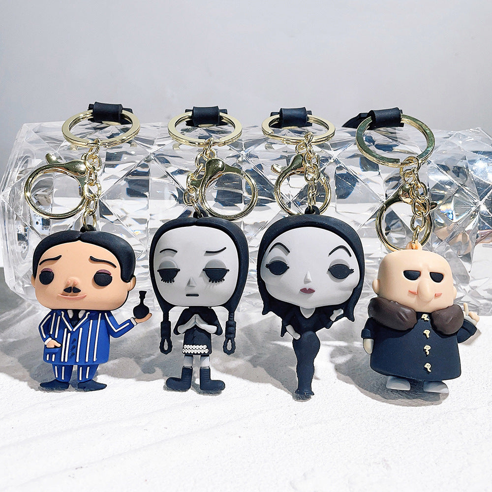 The Addams Family Cute Keychain