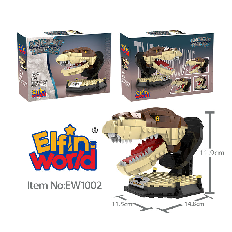 Eifinworld Jurassic Dinosaur Rex Building Blocks EW1002
