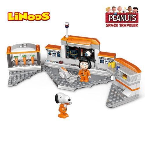 Linoos Peanuts Snoopy Space Command Block Set LN8016 Peanuts Building