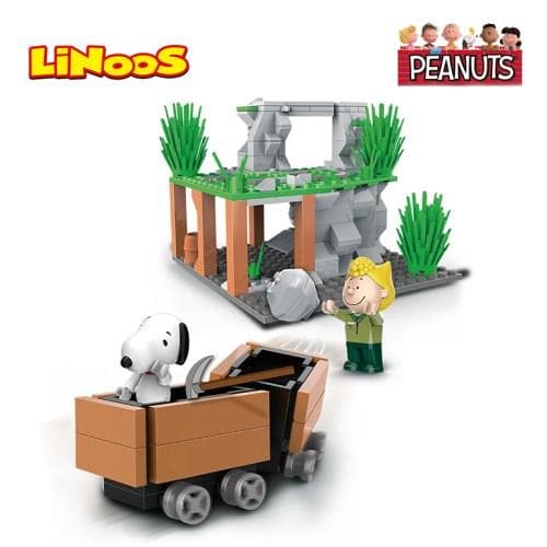 Linoos Peanuts Mine Bricks Set LN8029 Snoopy Building Block