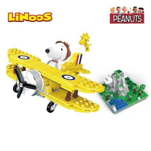 Linoos Peanuts Airplane Building Set | LN8032 Bricks