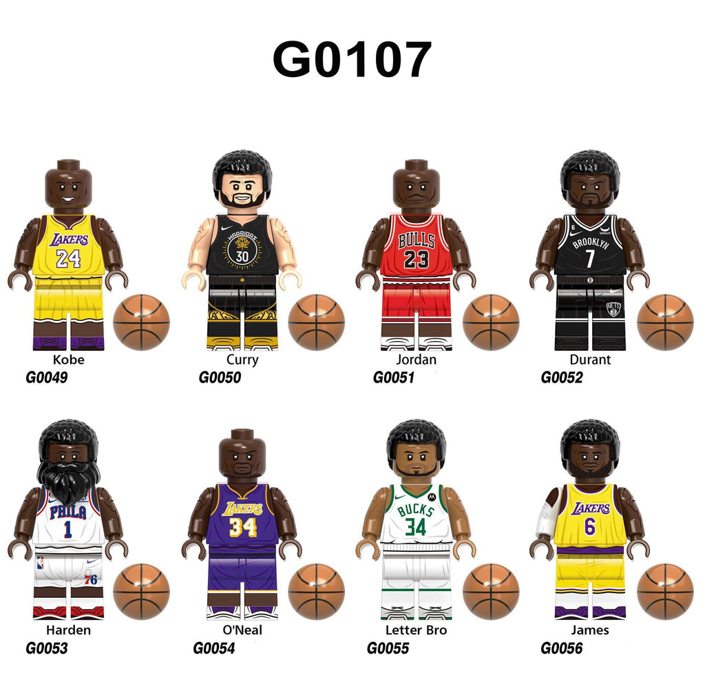 NBA Super Popular Players Figure Building Blocks