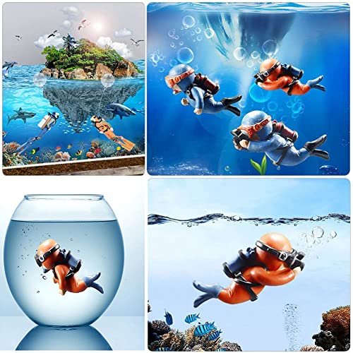 🔥LAST DAY 48% OFF🔥Aquarium Decorations, Lovely Diver Fish Tank, Floating Device(Buy 2 Get Extra 10% OFF )